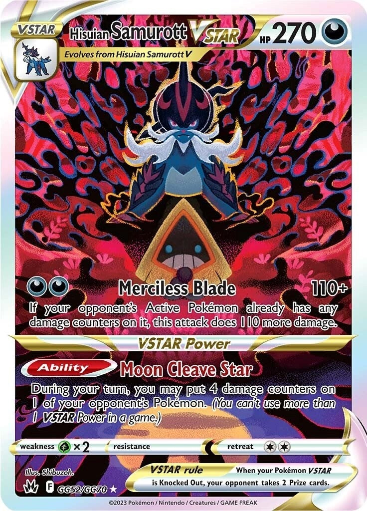 Image for Hisuian Samurott VSTAR (GG52/GG70) (SWSH: Crown Zenith: Galarian Gallery) (CRZ:GG) - Pokemon