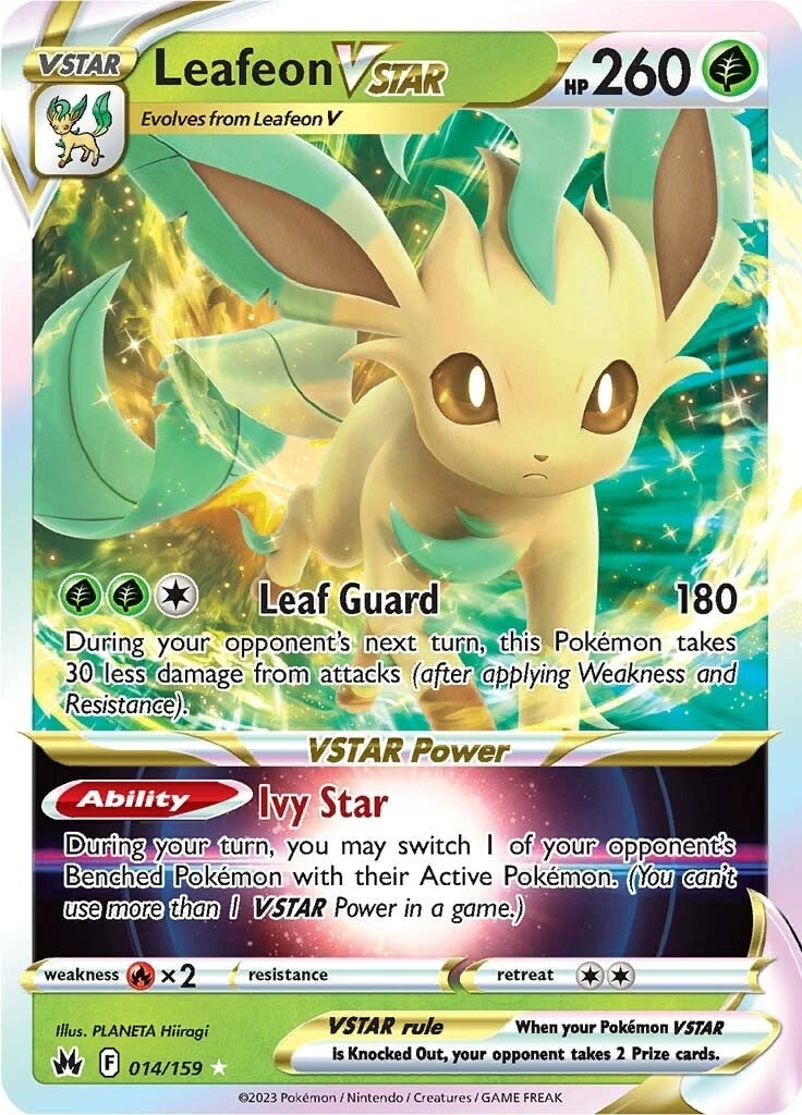 Image for Leafeon VSTAR (014/159) (SWSH: Crown Zenith) (CRZ) - Pokemon