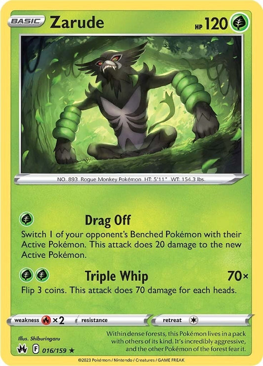 Image for Zarude (016/159) (SWSH: Crown Zenith) (CRZ) - Pokemon