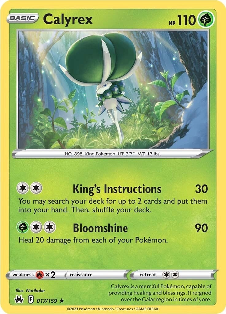 Image for Calyrex (017/159) (SWSH: Crown Zenith) (CRZ) - Pokemon
