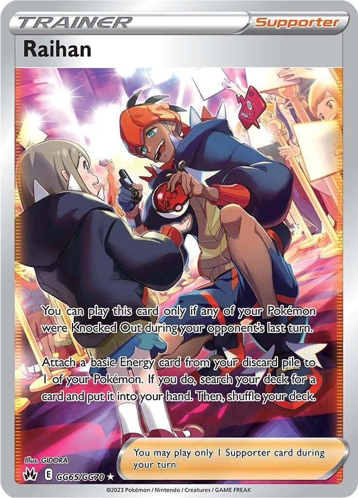 Image for Raihan (GG65/GG70) (SWSH: Crown Zenith: Galarian Gallery) (CRZ:GG) - Pokemon