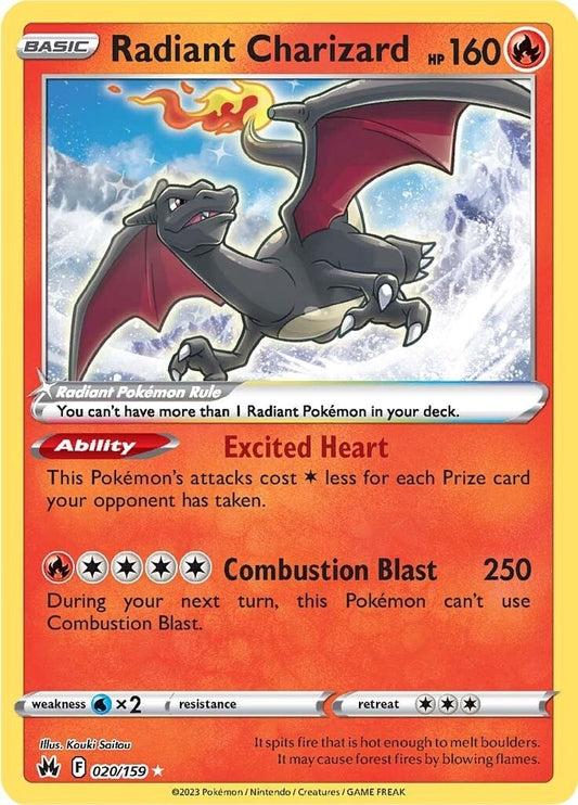 Image for Radiant Charizard (020/159) (SWSH: Crown Zenith) (CRZ) - Pokemon