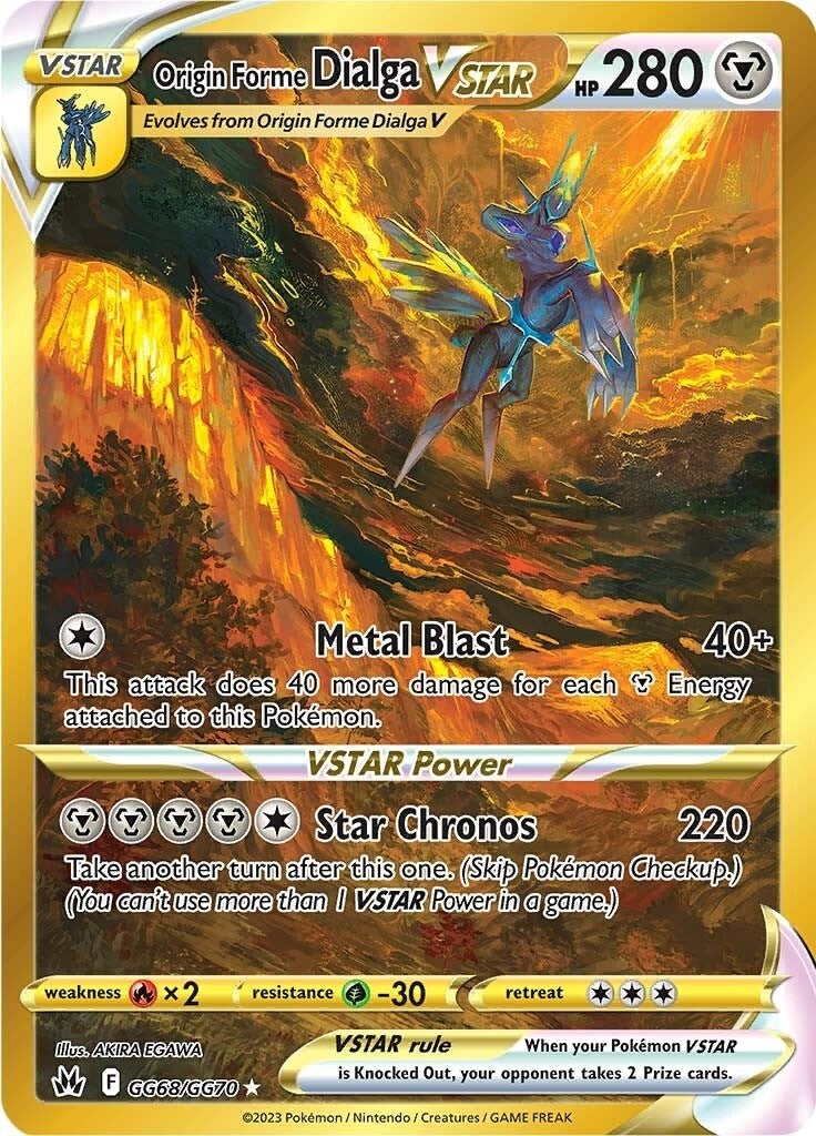 Image for Origin Forme Dialga VSTAR (Secret) (GG68/GG70) (SWSH: Crown Zenith: Galarian Gallery) (CRZ:GG) - Pokemon