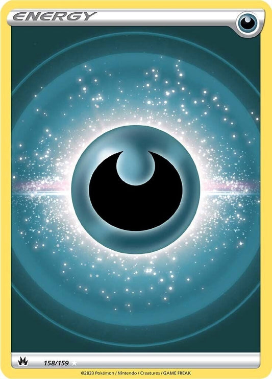 Image for Darkness Energy (Texture Full Art) (158/159) (SWSH: Crown Zenith) (CRZ) - Pokemon