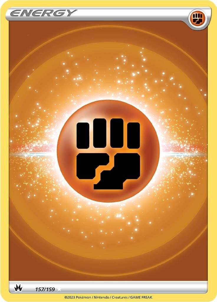 Image for Fighting Energy (Texture Full Art) (157/159) (SWSH: Crown Zenith) (CRZ) - Pokemon
