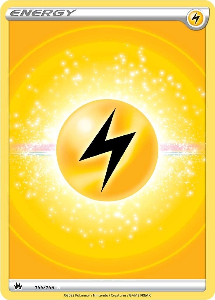 Image for Lightning Energy (Texture Full Art) (155/159) (SWSH: Crown Zenith) (CRZ) - Pokemon