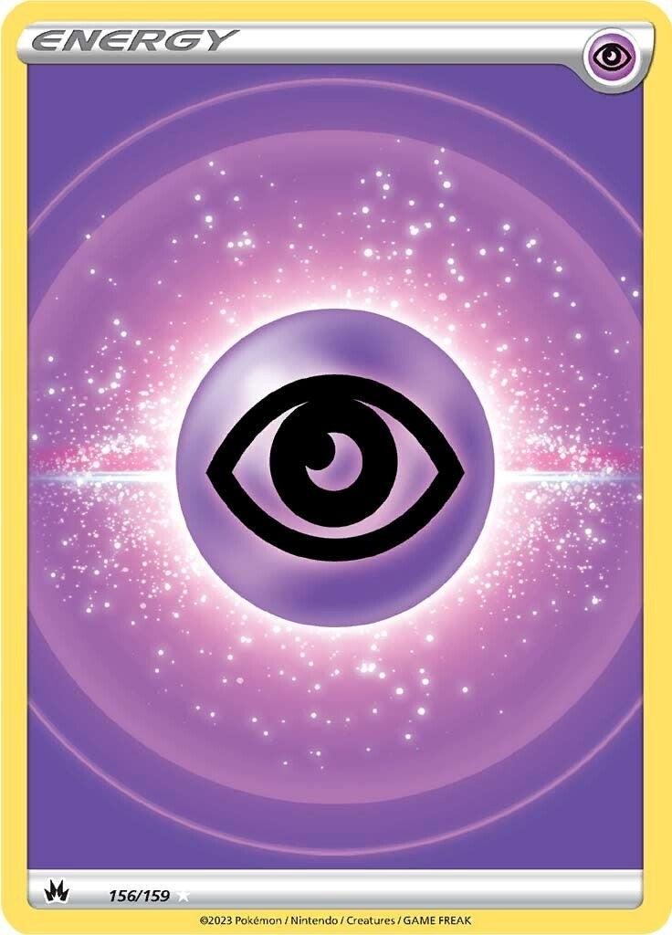 Image for Psychic Energy (Texture Full Art) (156/159) (SWSH: Crown Zenith) (CRZ) - Pokemon