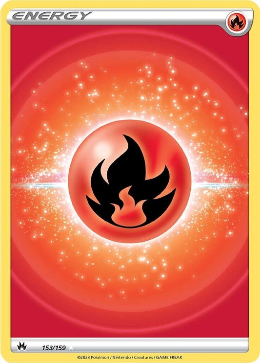 Image for Fire Energy (Texture Full Art) (153/159) (SWSH: Crown Zenith) (CRZ) - Pokemon