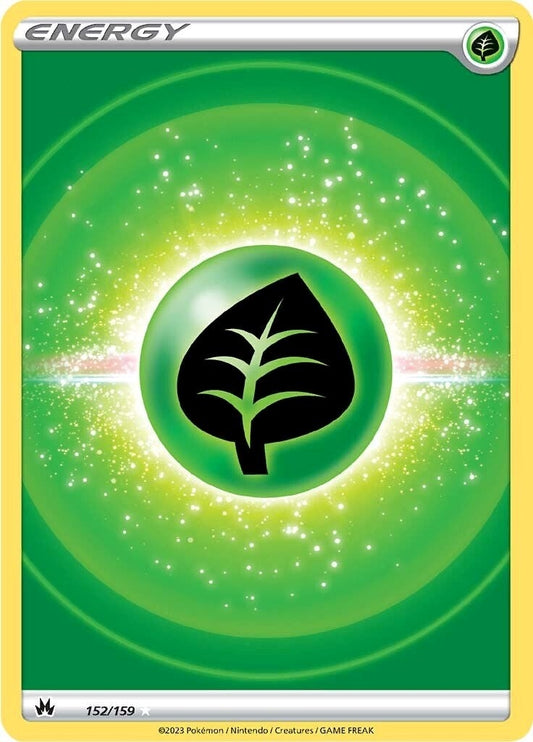 Image for Grass Energy (Texture Full Art) (152/159) (SWSH: Crown Zenith) (CRZ) - Pokemon