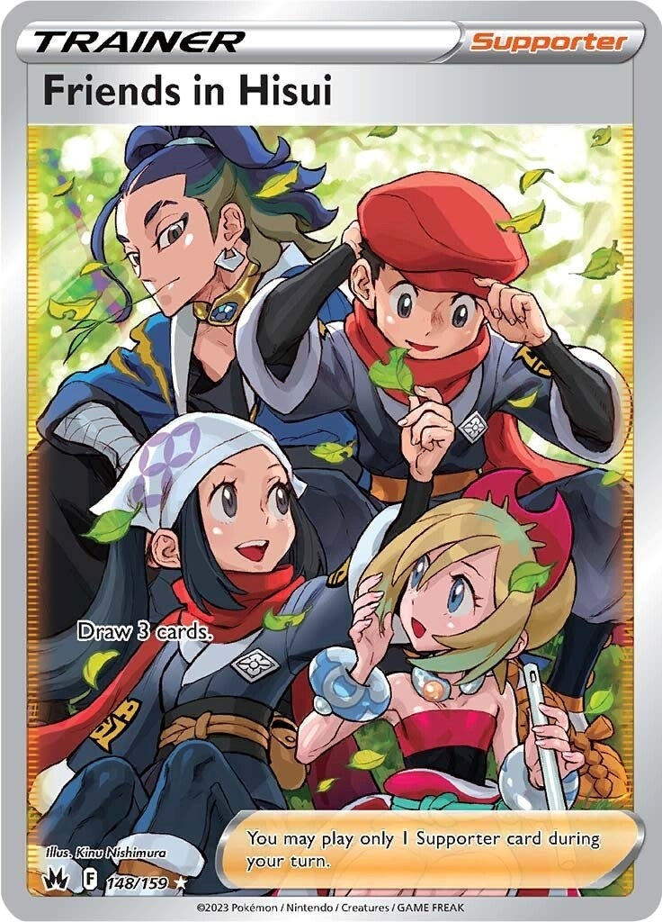 Image for Friends in Hisui (Full Art) (148/159) (SWSH: Crown Zenith) (CRZ) - Pokemon