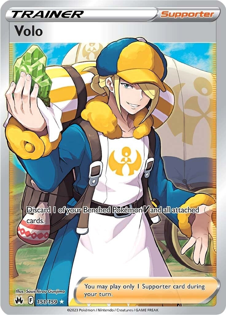 Image for Volo (Full Art) (151/159) (SWSH: Crown Zenith) (CRZ) - Pokemon