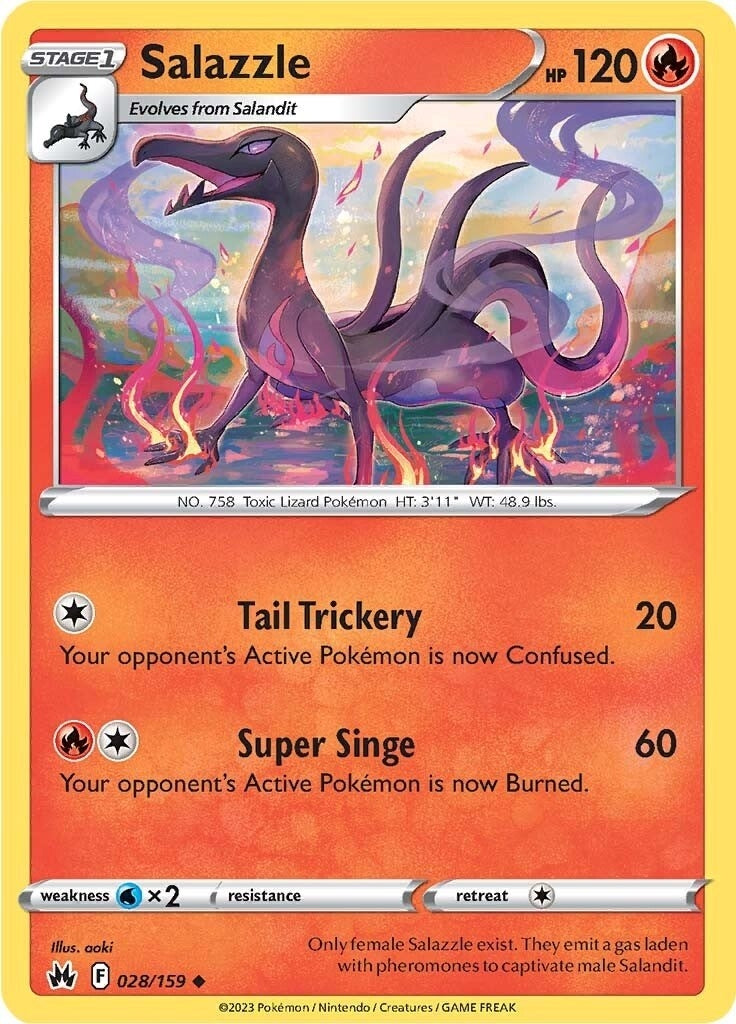Image for Salazzle (028/159) (SWSH: Crown Zenith) (CRZ) - Pokemon