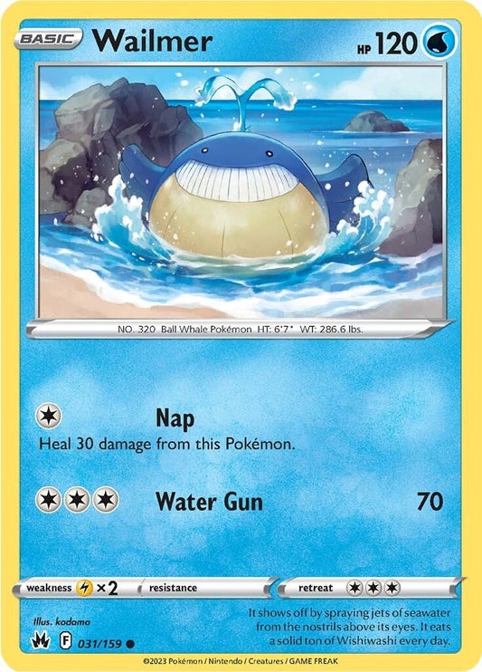 Image for Wailmer (031/159) (SWSH: Crown Zenith) (CRZ) - Pokemon