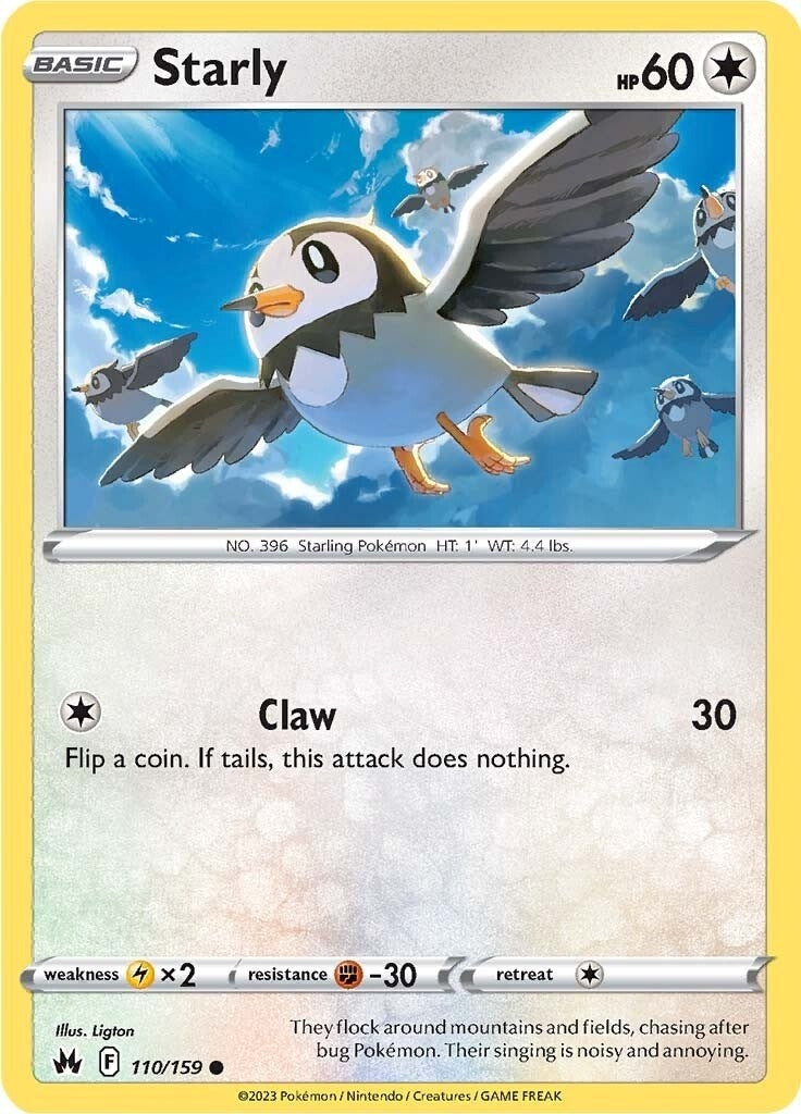 Image for Starly (110/159) (SWSH: Crown Zenith) (CRZ) - Pokemon