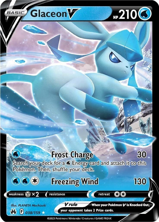 Image for Glaceon V (038/159) (SWSH: Crown Zenith) (CRZ) - Pokemon
