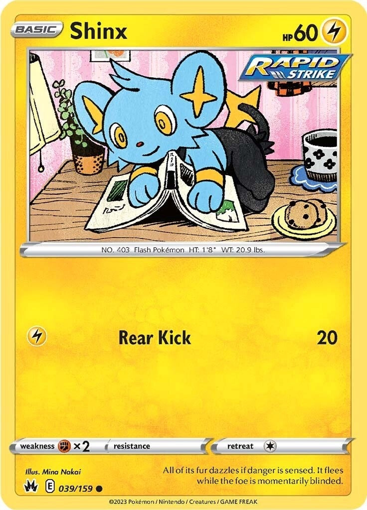 Image for Shinx (39) (039/159) (SWSH: Crown Zenith) (CRZ) - Pokemon