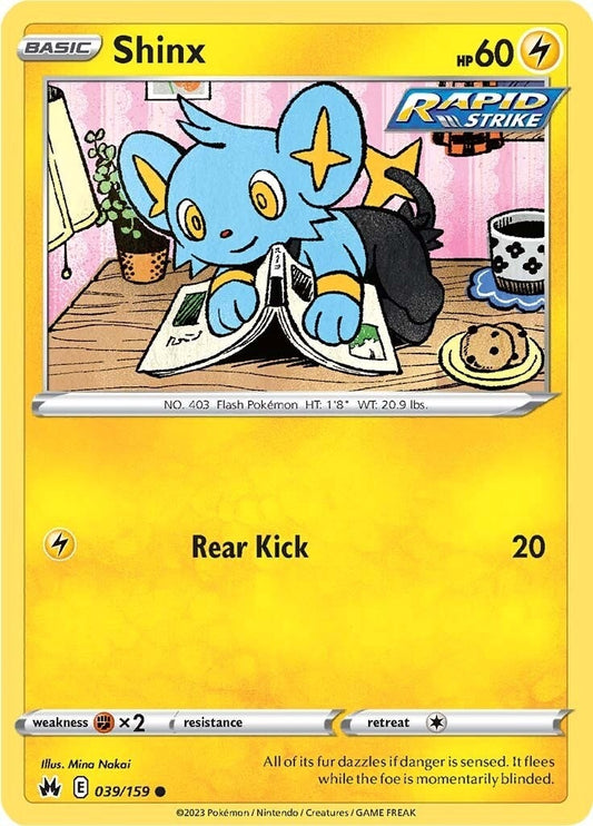 Image for Shinx (39) (039/159) (SWSH: Crown Zenith) (CRZ) - Pokemon
