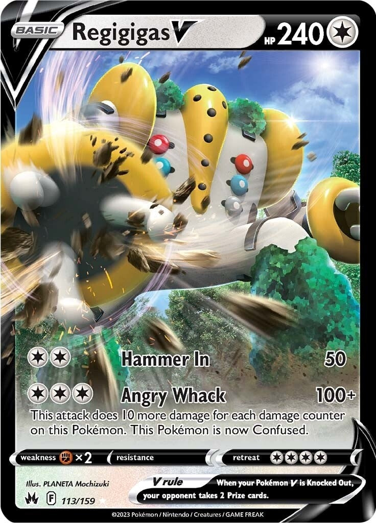 Image for Regigigas V (113/159) (SWSH: Crown Zenith) (CRZ) - Pokemon