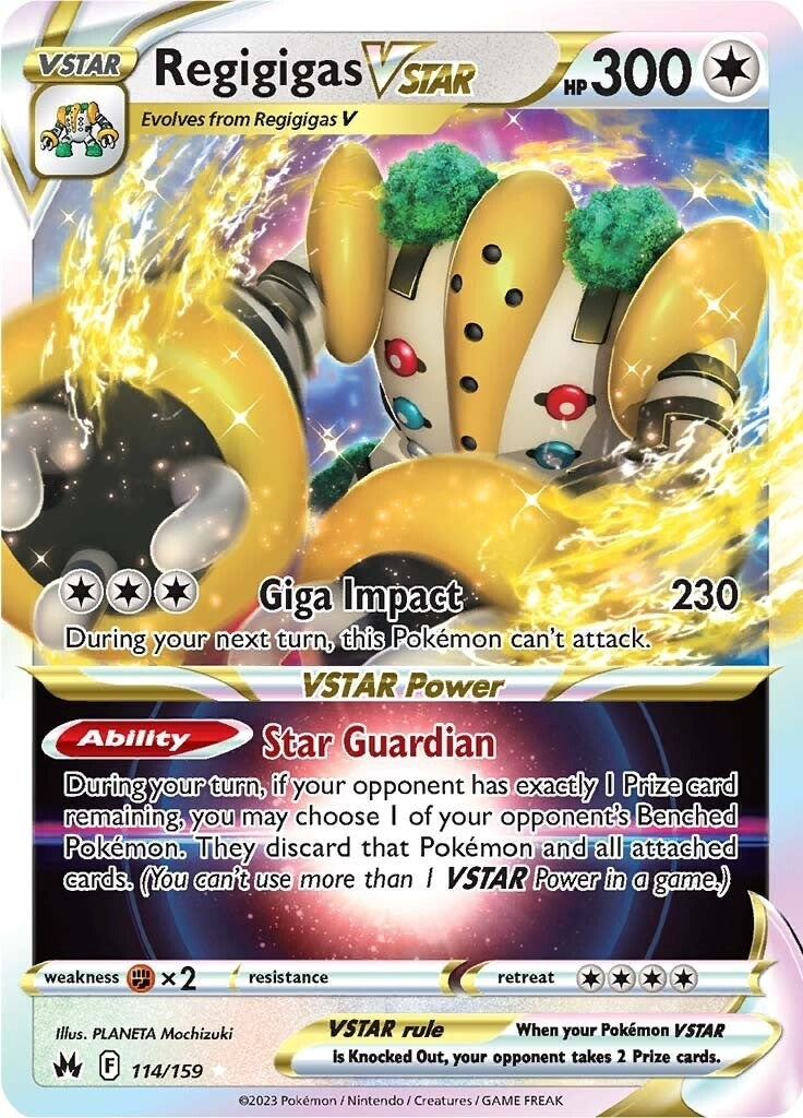 Image for Regigigas VSTAR (114/159) (SWSH: Crown Zenith) (CRZ) - Pokemon