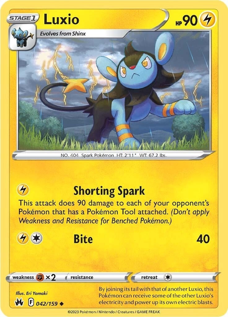 Image for Luxio (42) (042/159) (SWSH: Crown Zenith) (CRZ) - Pokemon