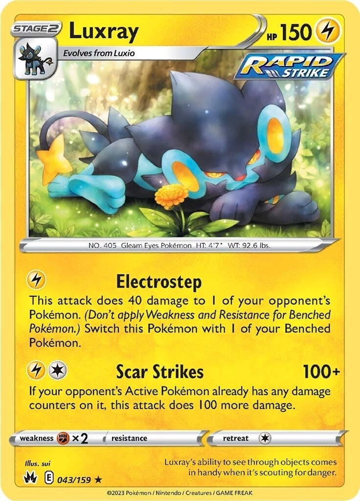 Image for Luxray (43) (043/159) (SWSH: Crown Zenith) (CRZ) - Pokemon