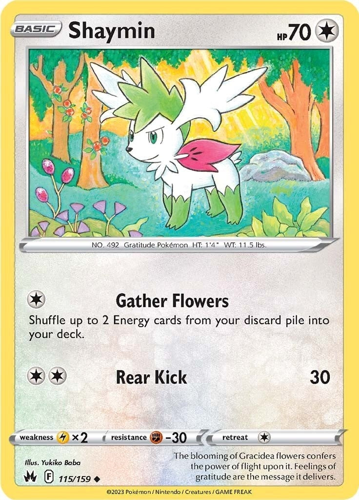 Image for Shaymin (115/159) (SWSH: Crown Zenith) (CRZ) - Pokemon
