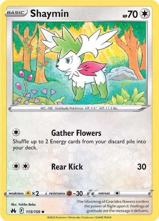 Image for Shaymin (115/159) (SWSH: Crown Zenith) (CRZ) - Pokemon