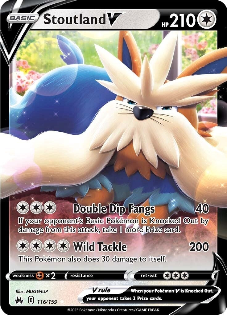 Image for Stoutland V (116/159) (SWSH: Crown Zenith) (CRZ) - Pokemon