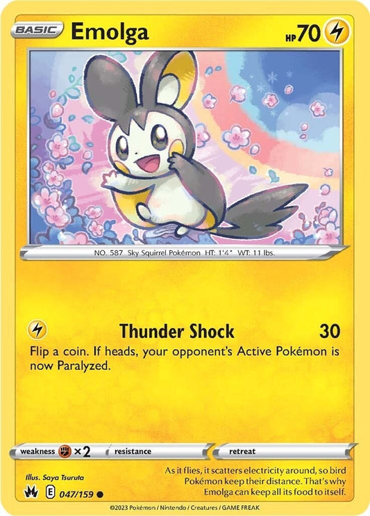 Image for Emolga (047/159) (SWSH: Crown Zenith) (CRZ) - Pokemon