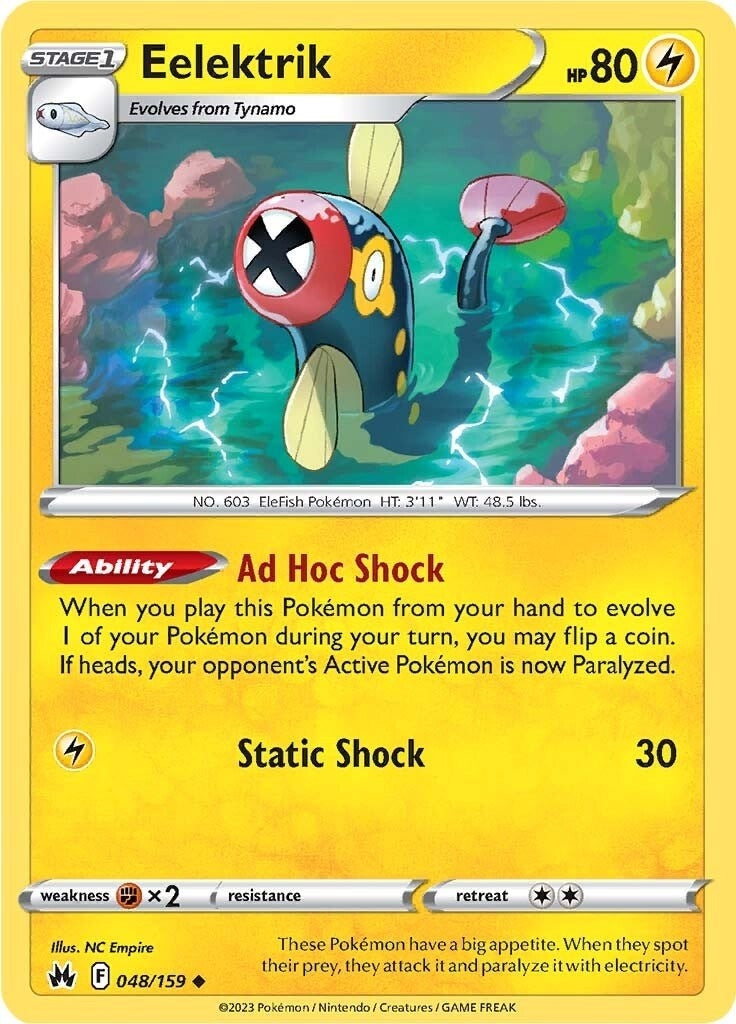 Image for Eelektrik (048/159) (SWSH: Crown Zenith) (CRZ) - Pokemon