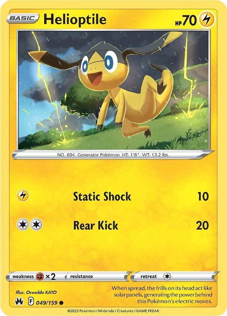 Image for Helioptile (049/159) (SWSH: Crown Zenith) (CRZ) - Pokemon