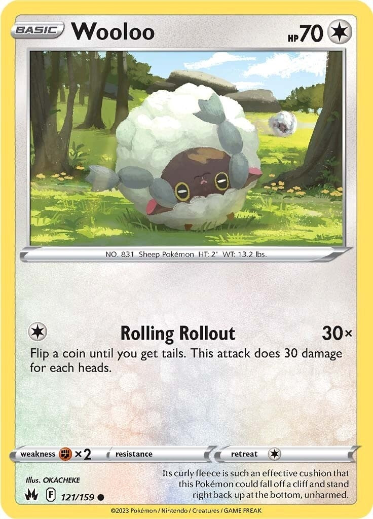 Image for Wooloo (121/159) (SWSH: Crown Zenith) (CRZ) - Pokemon