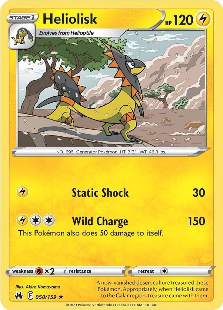 Image for Heliolisk (050/159) (SWSH: Crown Zenith) (CRZ) - Pokemon