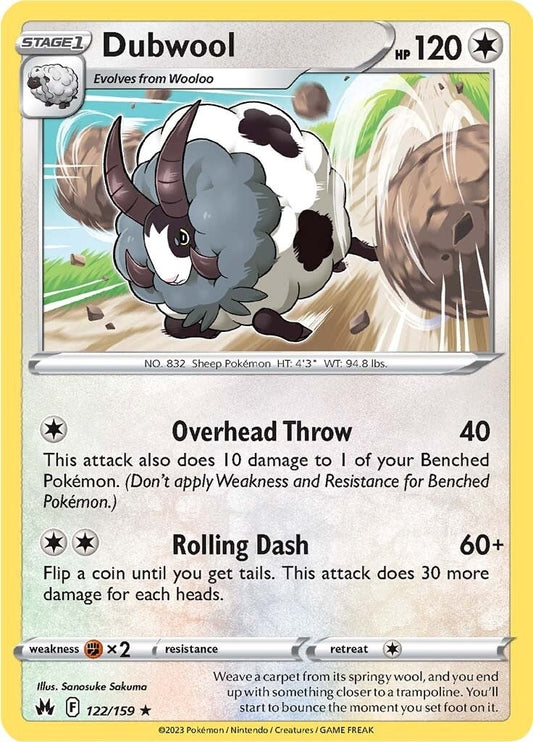 Image for Dubwool (122/159) (SWSH: Crown Zenith) (CRZ) - Pokemon