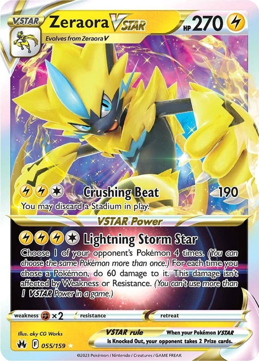 Image for Zeraora VSTAR (055/159) (SWSH: Crown Zenith) (CRZ) - Pokemon