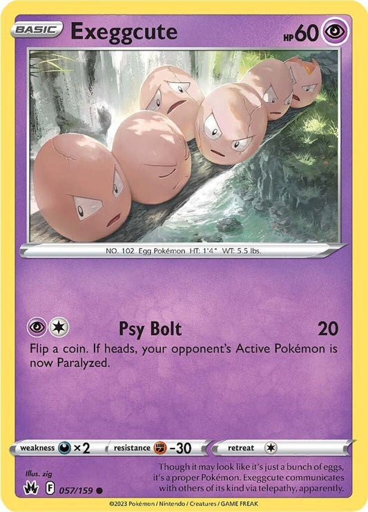 Image for Exeggcute (057/159) (SWSH: Crown Zenith) (CRZ) - Pokemon
