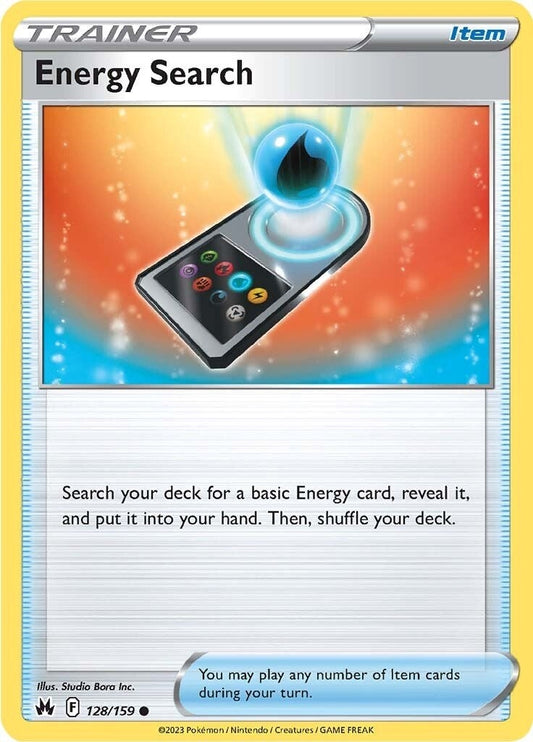 Image for Energy Search (128/159) (SWSH: Crown Zenith) (CRZ) - Pokemon