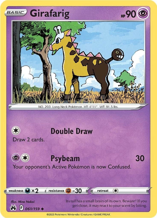Image for Girafarig (061/159) (SWSH: Crown Zenith) (CRZ) - Pokemon