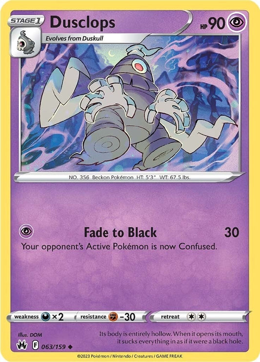 Image for Dusclops (063/159) (SWSH: Crown Zenith) (CRZ) - Pokemon