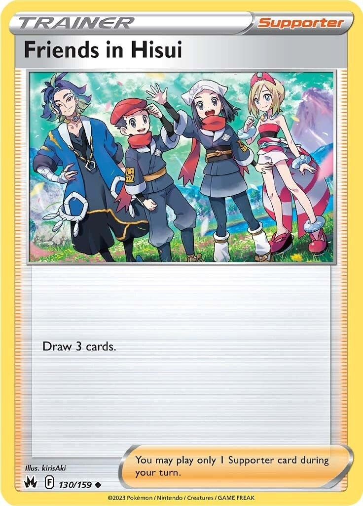 Image for Friends in Hisui (130/159) (SWSH: Crown Zenith) (CRZ) - Pokemon