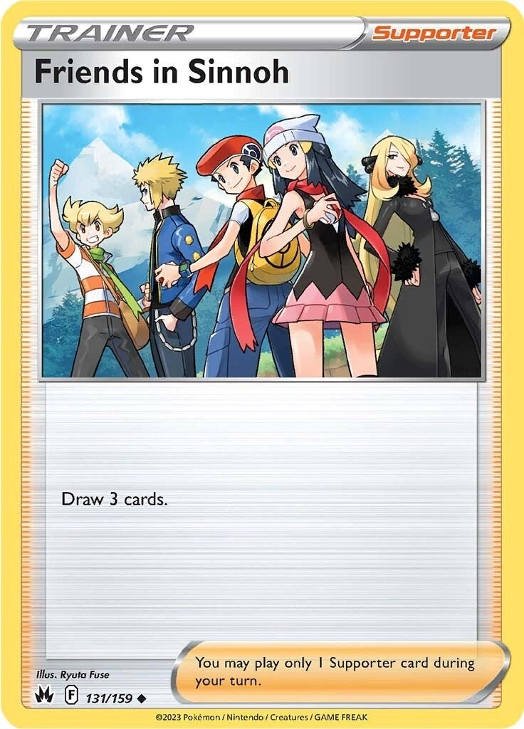 Image for Friends in Sinnoh (131/159) (SWSH: Crown Zenith) (CRZ) - Pokemon