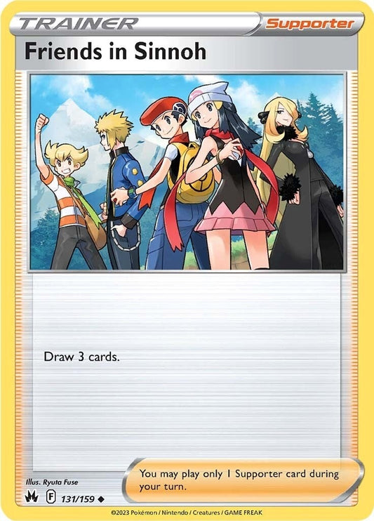 Image for Friends in Sinnoh (131/159) (SWSH: Crown Zenith) (CRZ) - Pokemon