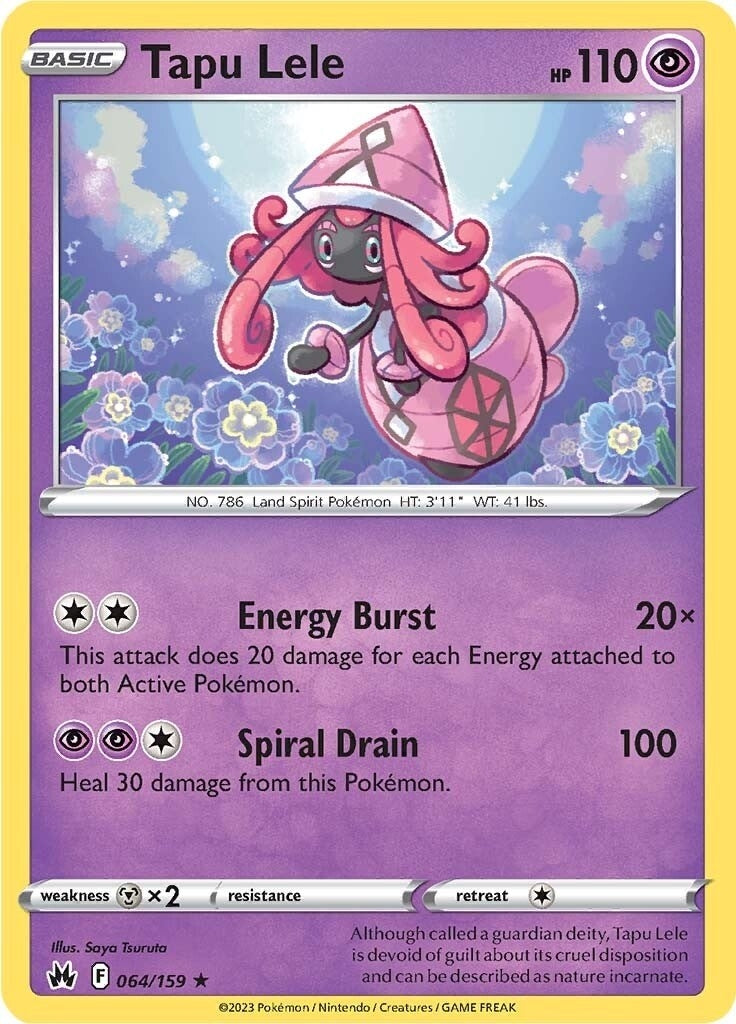 Image for Tapu Lele (064/159) (SWSH: Crown Zenith) (CRZ) - Pokemon