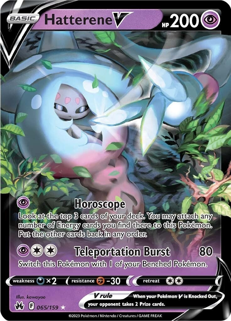 Image for Hatterene V (065/159) (SWSH: Crown Zenith) (CRZ) - Pokemon