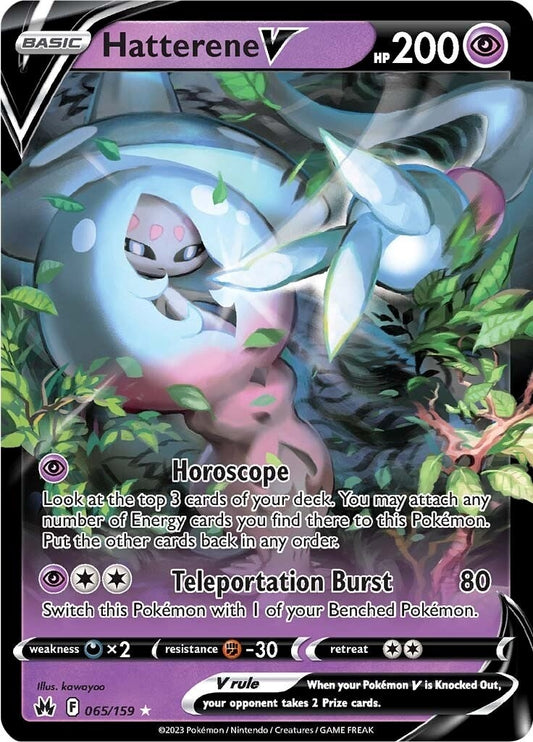 Image for Hatterene V (065/159) (SWSH: Crown Zenith) (CRZ) - Pokemon