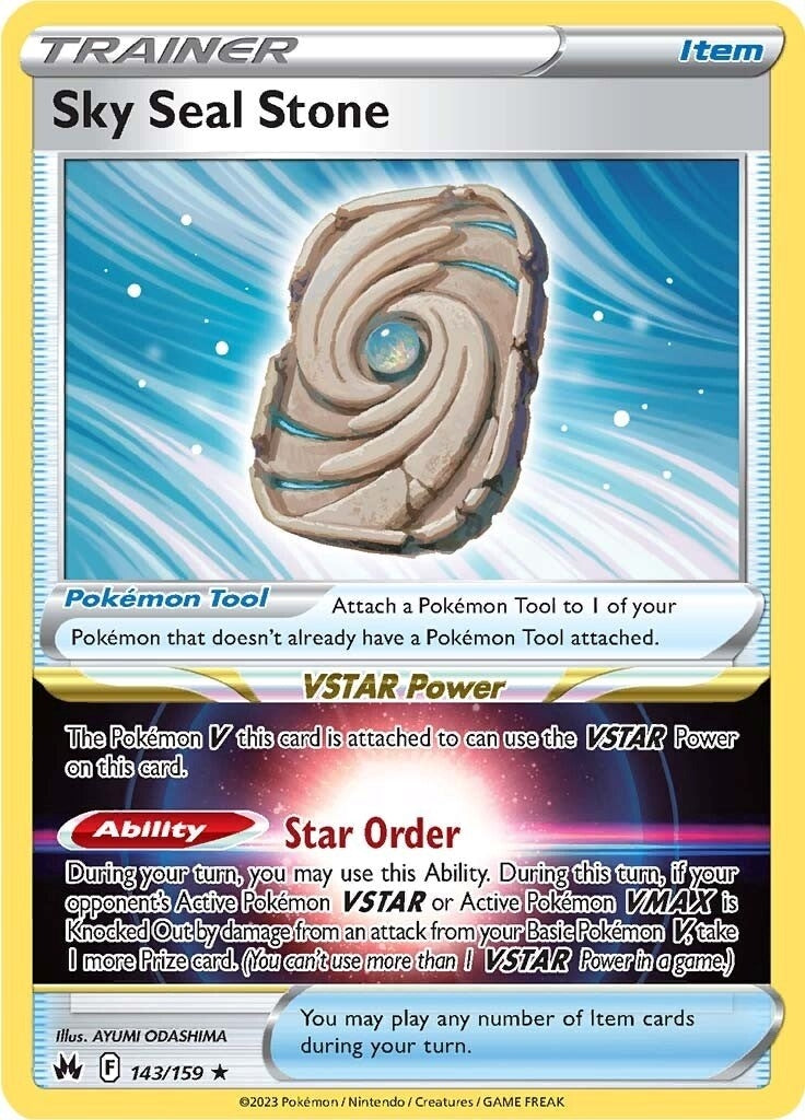 Image for Sky Seal Stone (143/159) (SWSH: Crown Zenith) (CRZ) - Pokemon