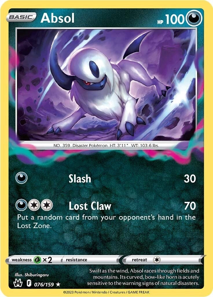 Image for Absol (076/159) (SWSH: Crown Zenith) (CRZ) - Pokemon