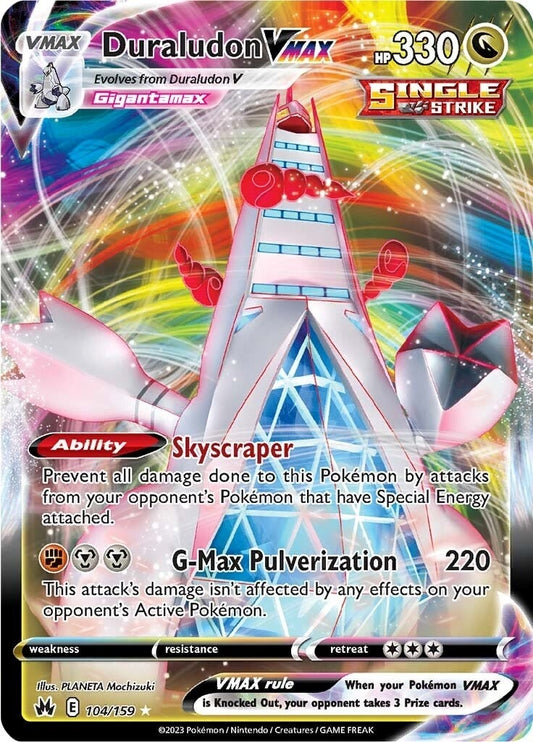 Image for Duraludon VMAX (104/159) (SWSH: Crown Zenith) (CRZ) - Pokemon