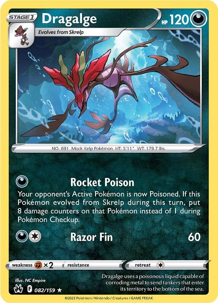 Image for Dragalge (082/159) (SWSH: Crown Zenith) (CRZ) - Pokemon