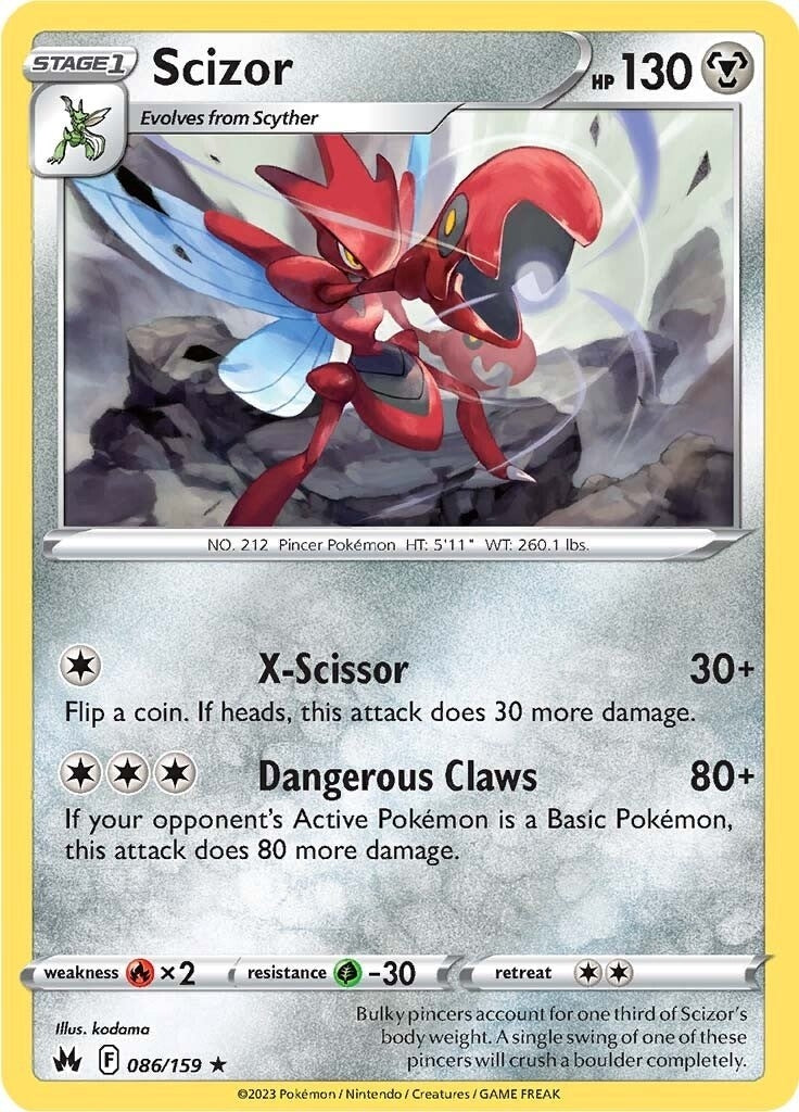 Image for Scizor (086/159) (SWSH: Crown Zenith) (CRZ) - Pokemon